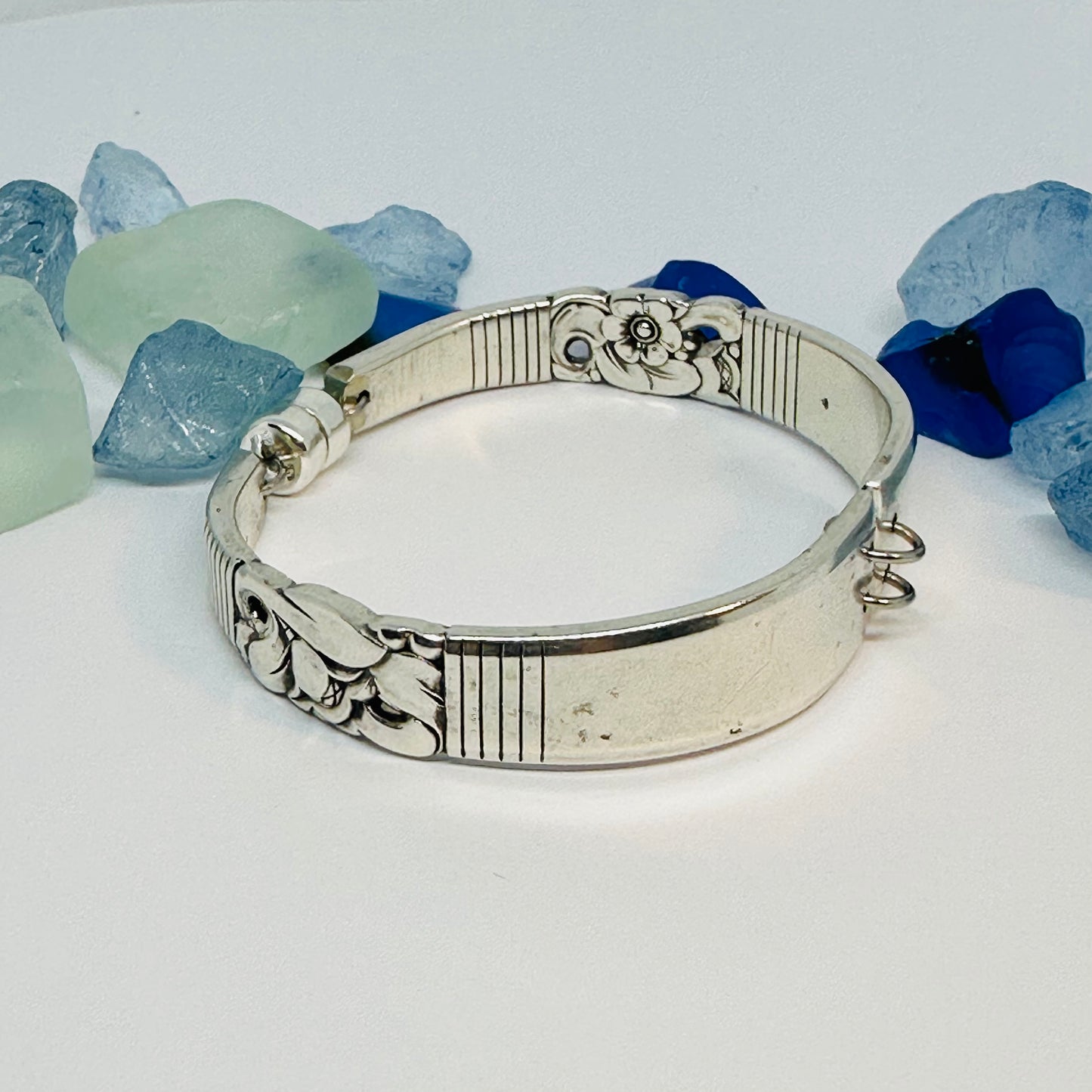 “Morning Star” 1948 Spoon Bracelet | Vintage Silverware | UpCycled | Antique Silverware Spoon Bracelet