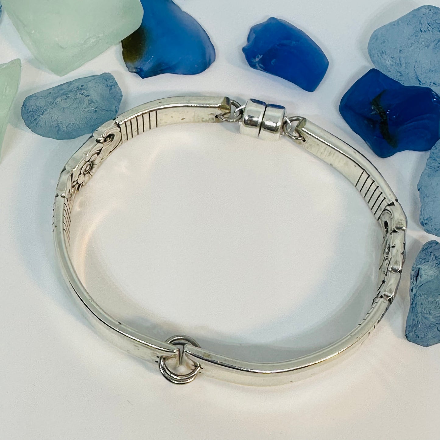 “Morning Star” 1948 Spoon Bracelet | Vintage Silverware | UpCycled | Antique Silverware Spoon Bracelet
