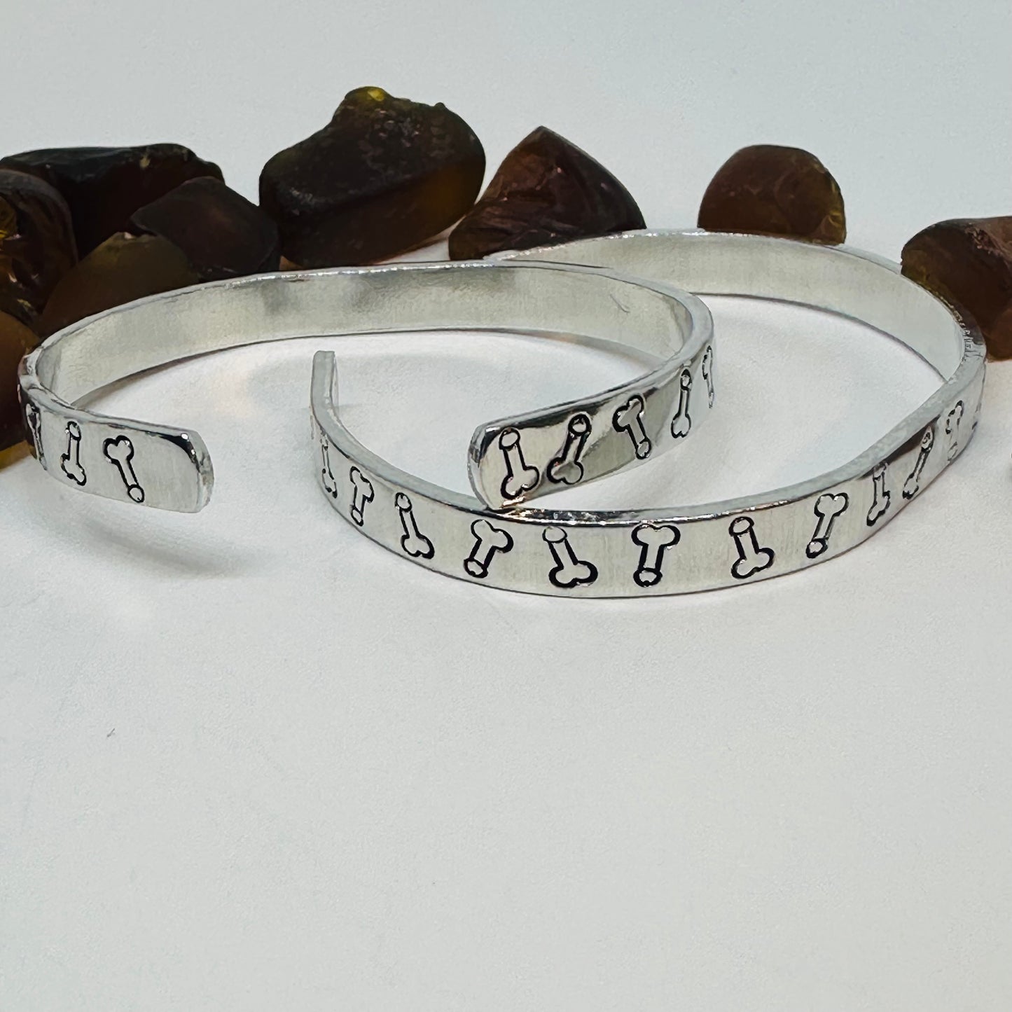 Dicks - Hand Stamped Cuff Bracelet