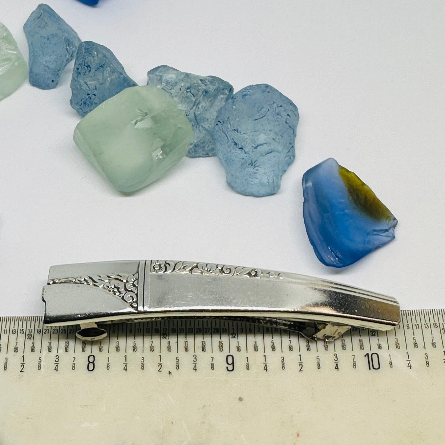 Handcrafted Vintage Silverware Hair Barrettes - Unique Patterns & Two Sizes Available