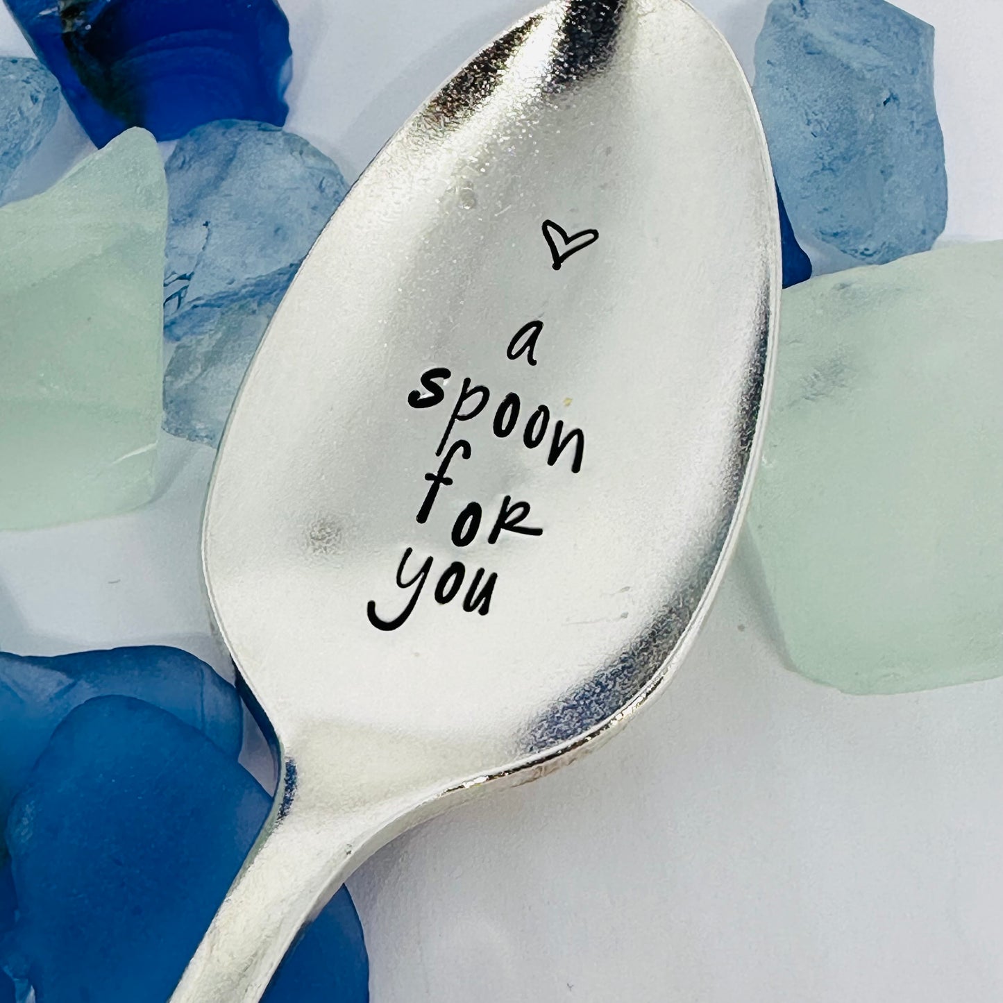 “A Spoon for You" Vintage Silverplated Hand Stamped Spoon | Novelty | Spoonies | Spoon Theory | Chronic Illness | Disability