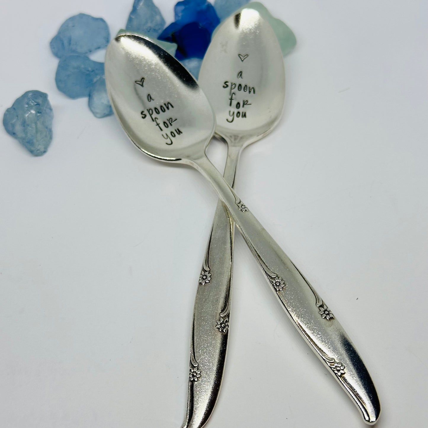 “A Spoon for You" Vintage Silverplated Hand Stamped Spoon | Novelty | Spoonies | Spoon Theory | Chronic Illness | Disability