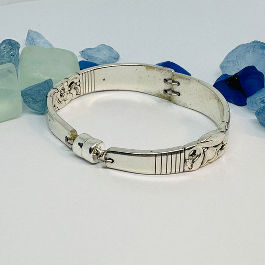 “Morning Star” 1948 Spoon Bracelet | Vintage Silverware  | UpCycled | Antique Silverware Spoon Bracelet
