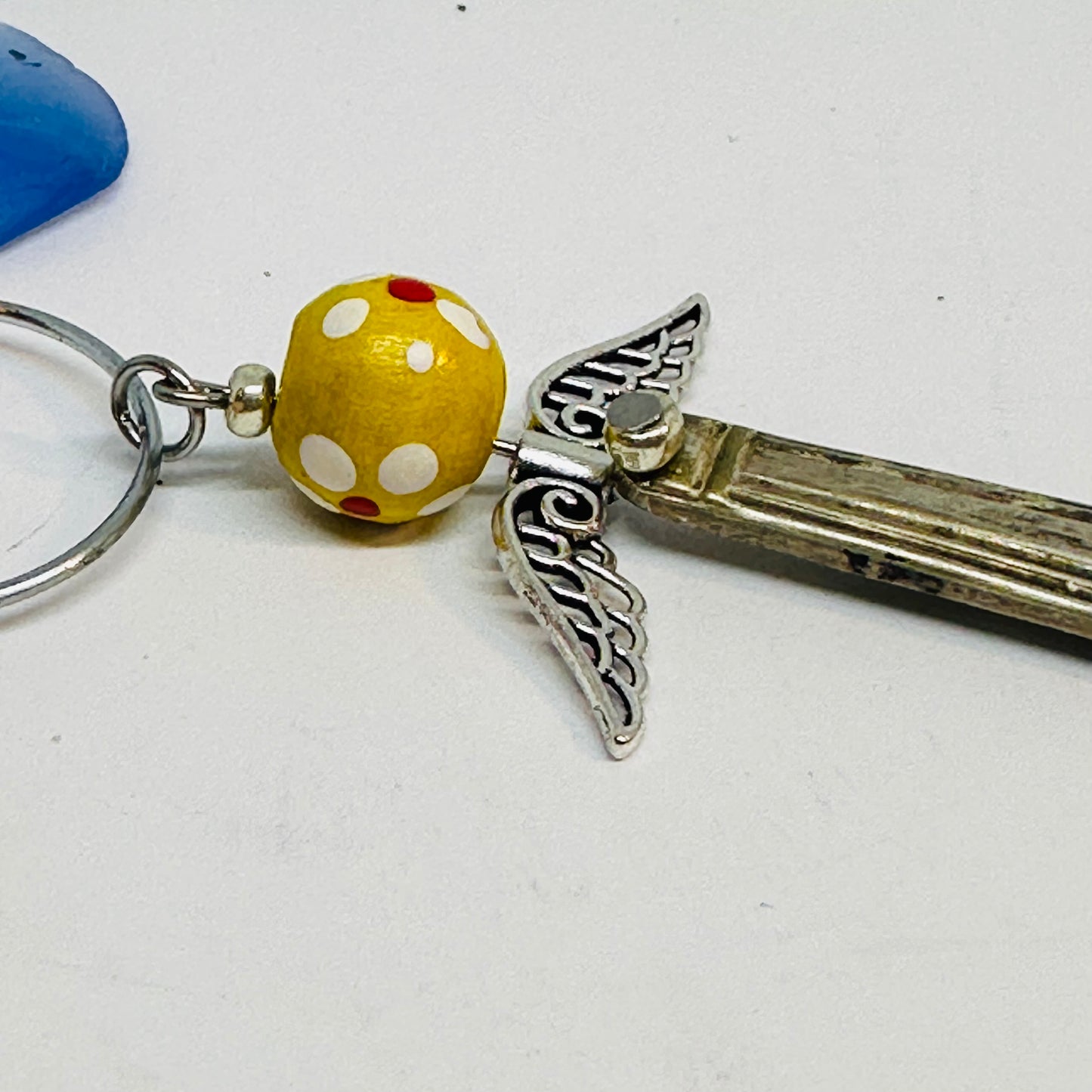 Angel Ornaments and Pendants made with Vintage Silverware