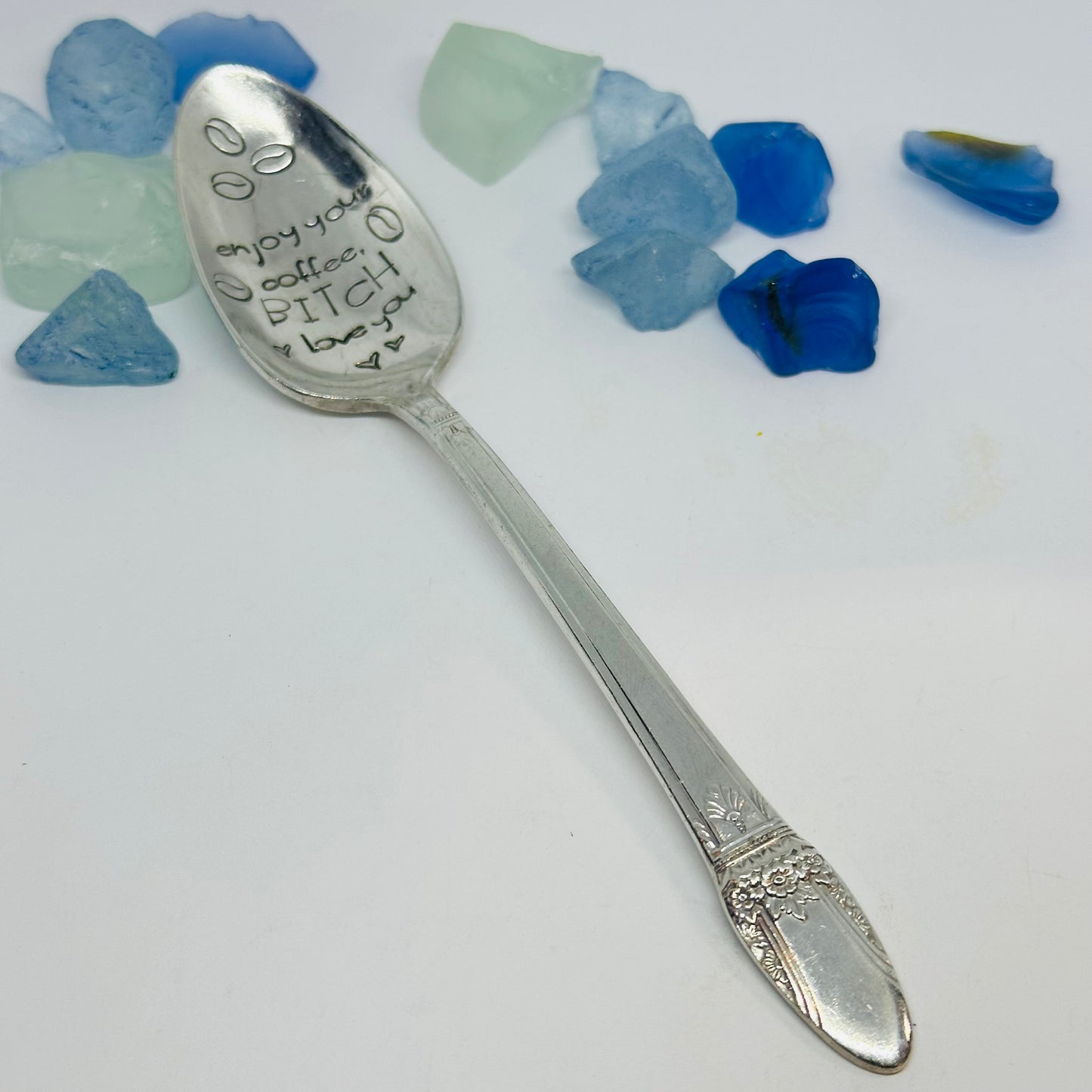 Custom Order for Rosa - Hand Stamped Novelty Spoon