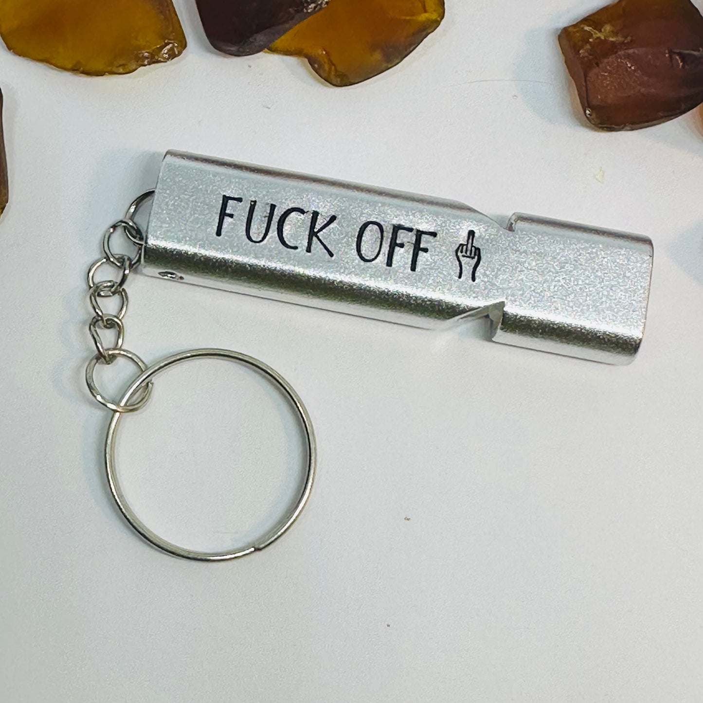Bawdy Emergency Whistle | Fck Off | Blow Me | Grabber | Safety Alert | Adult Gag Gift | Gift for Bachelorette | LGBTQIA Gift