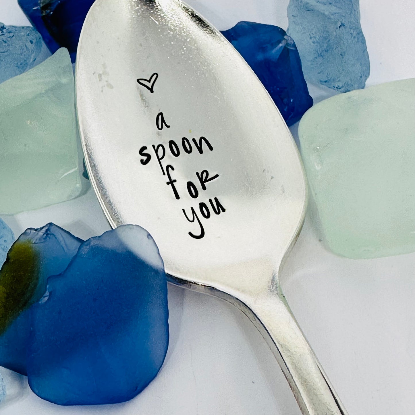 “A Spoon for You" Vintage Silverplated Hand Stamped Spoon | Novelty | Spoonies | Spoon Theory | Chronic Illness | Disability
