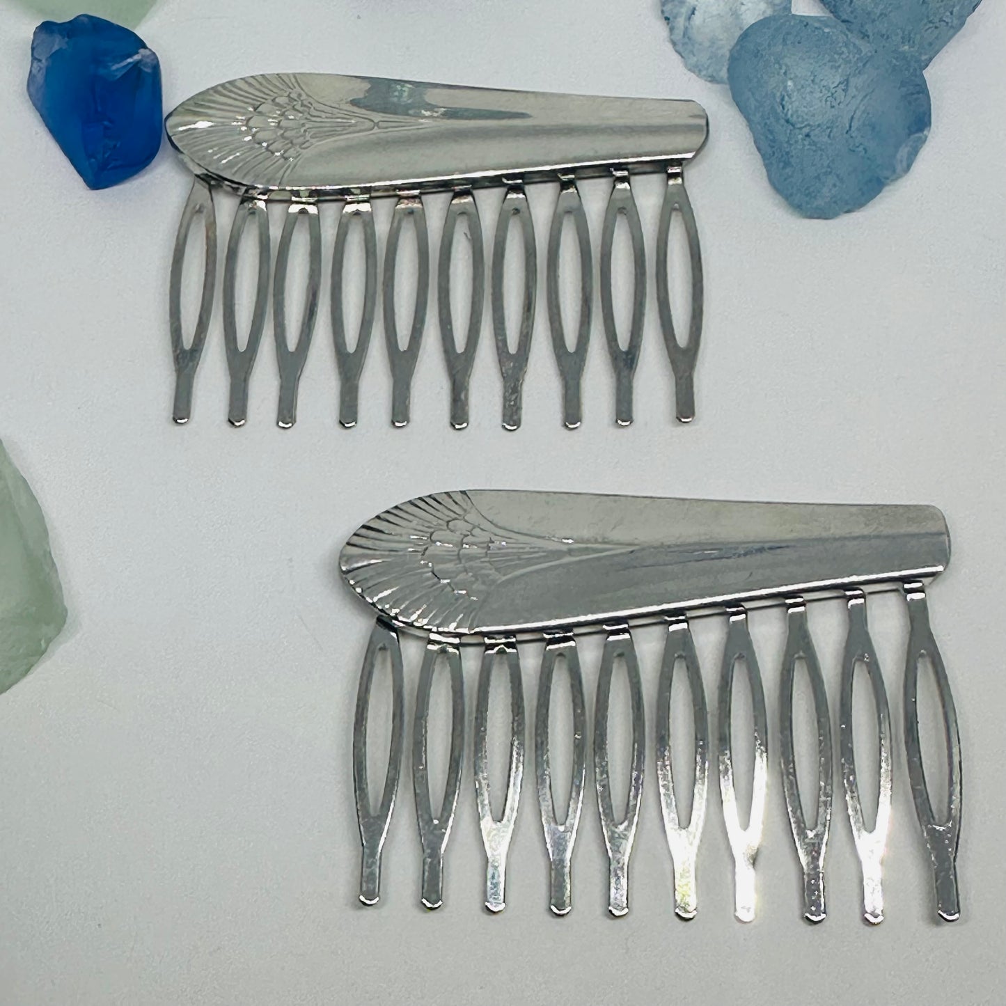 Vintage Silverware Hair Comb – Created with Repurposed Silver Plated Silverware