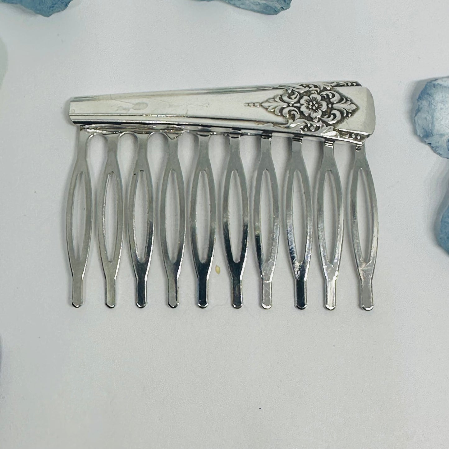 Vintage Silverware Hair Comb – Created with Repurposed Silver Plated Silverware