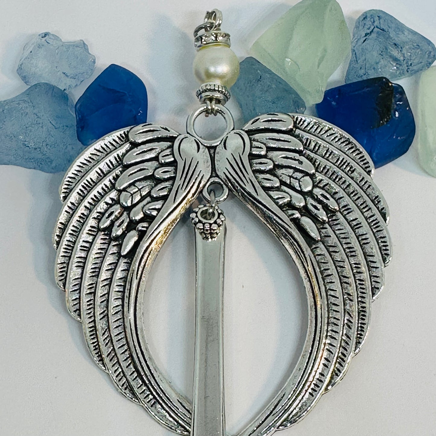 Angel Ornaments (Large) Specific Patterns made with Vintage Silverware