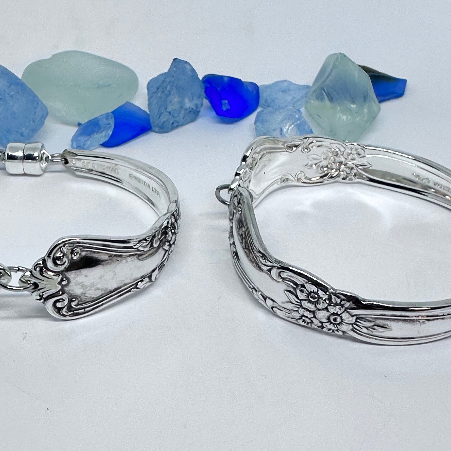 “Valley Rose” 1956 Spoon Bracelet | Vintage Silverware | Oneida | Up-Cycled Bracelet | Silverware | Antique Spoons