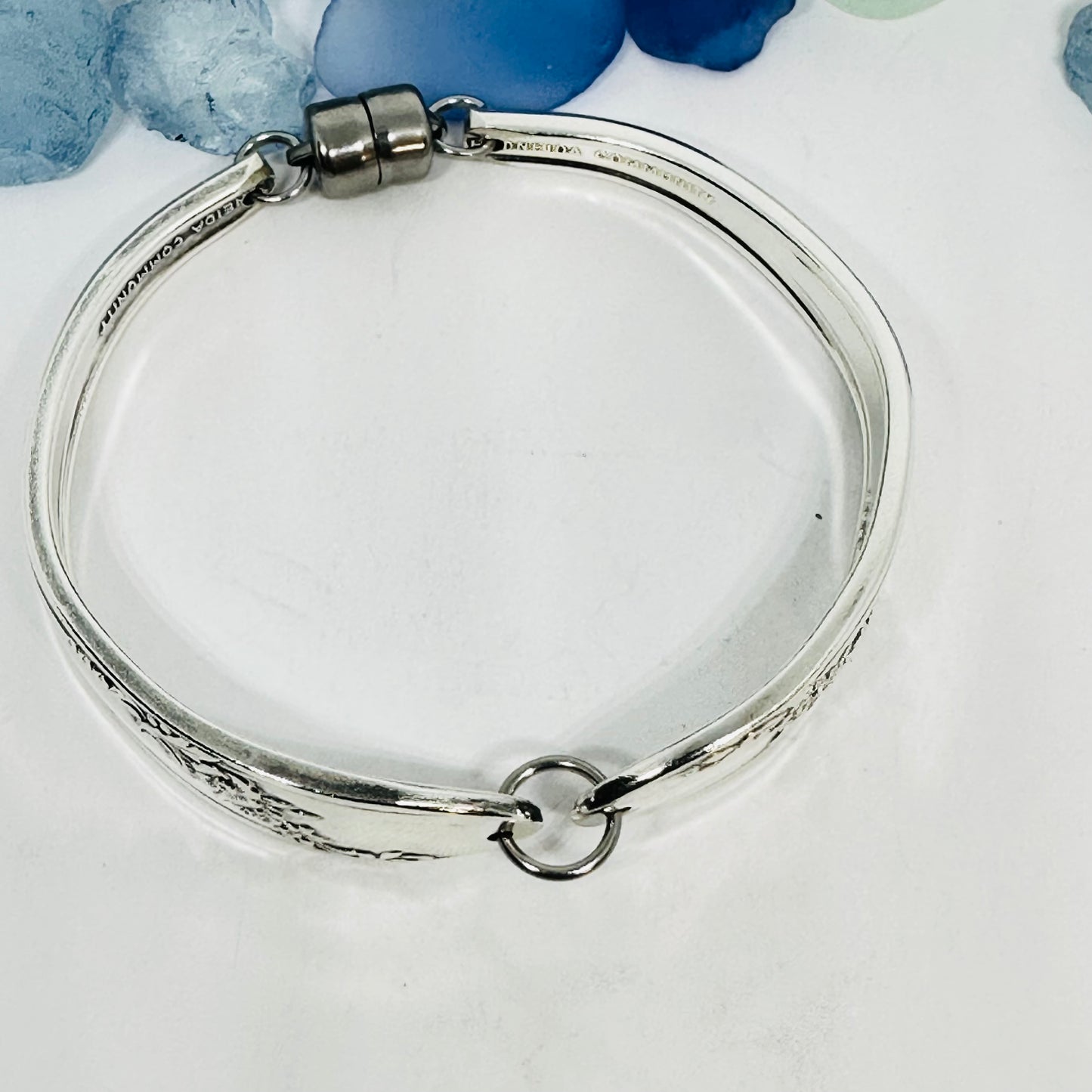 “Queen Bess II” 1946 Spoon Bracelet | Vintage Silverware | Oneida | Up-Cycled Bracelet | Silverware Spoon Bracelet | Antique Spoon Bracelet