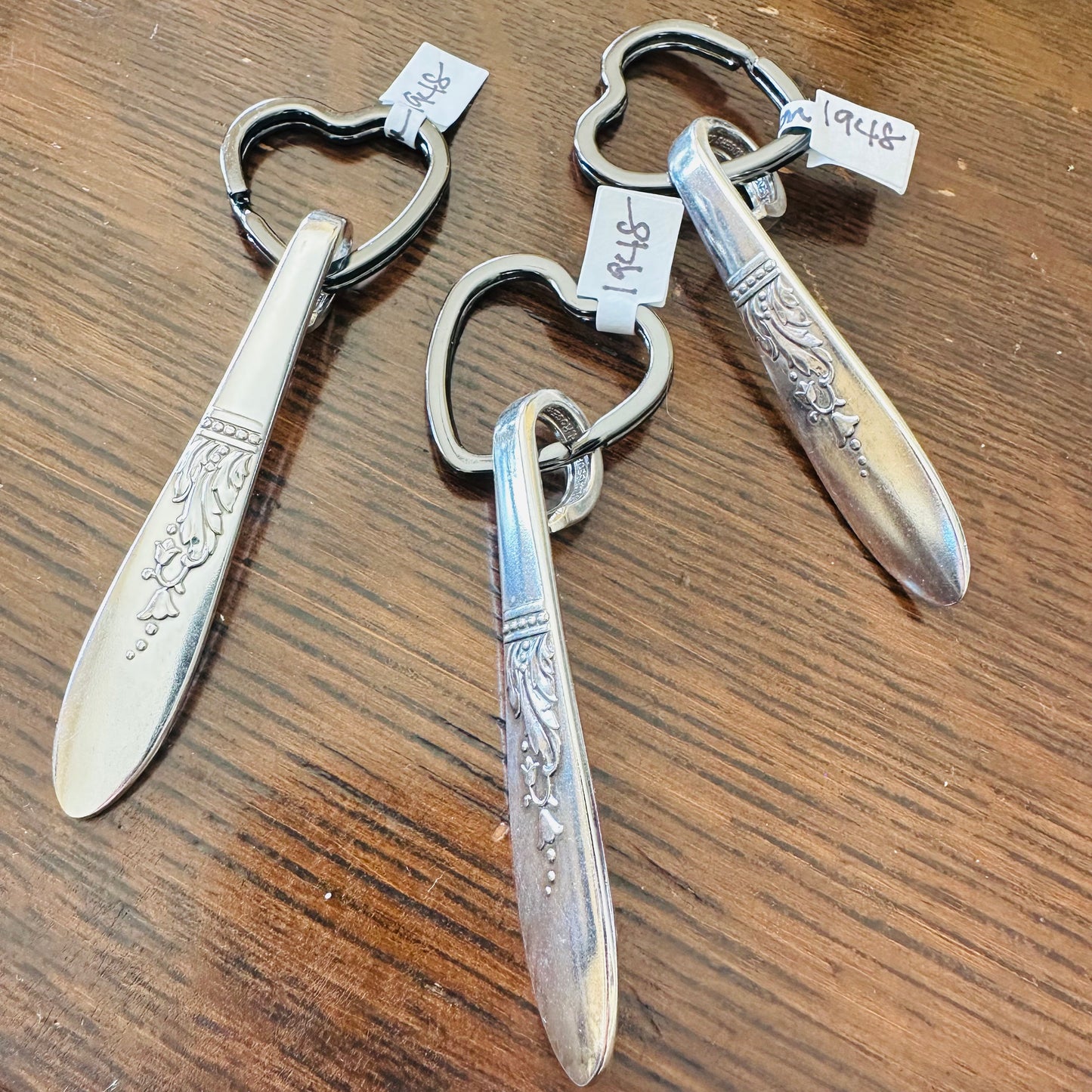 “Presentation” (1948) Key Ring | Vintage Silverplate