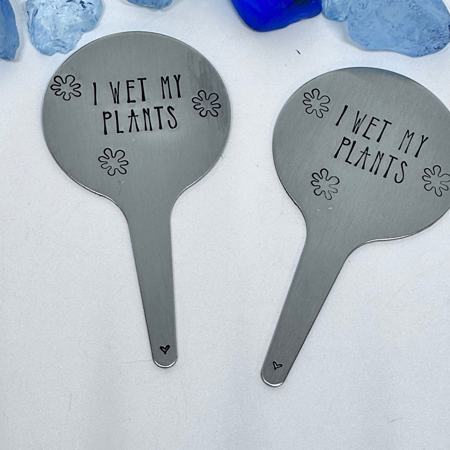 Plant Stake | Hand Stamped Stainless Steel | Adult Humor | Horticultural Gift | Plant Lover | Cactus Plant Accessory