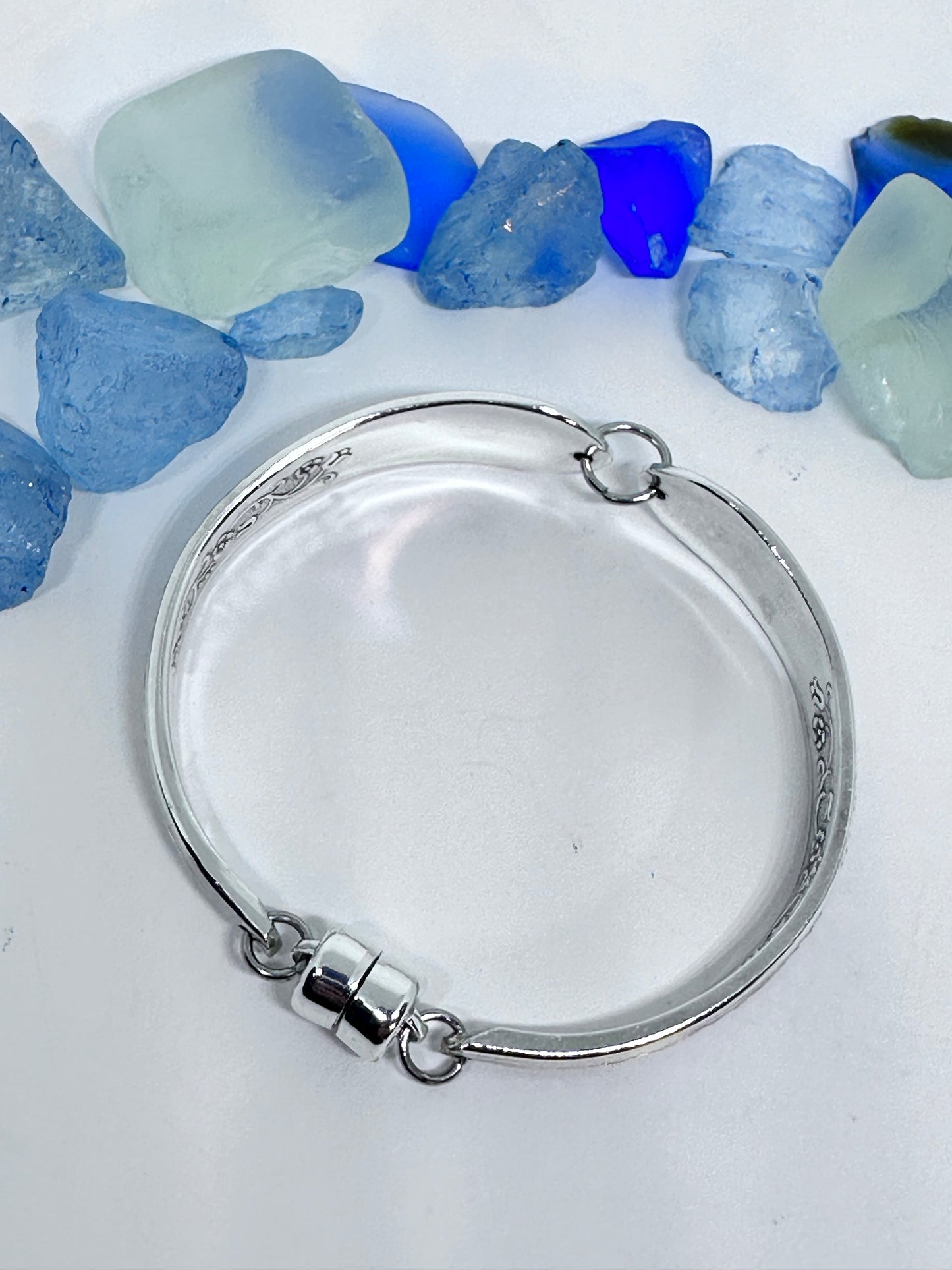 “Lyric II” 1939 Spoon Bracelet | Vintage Silverware | Oneida | Up-Cycled Bracelet | Silverware | Antique Spoons (Copy)