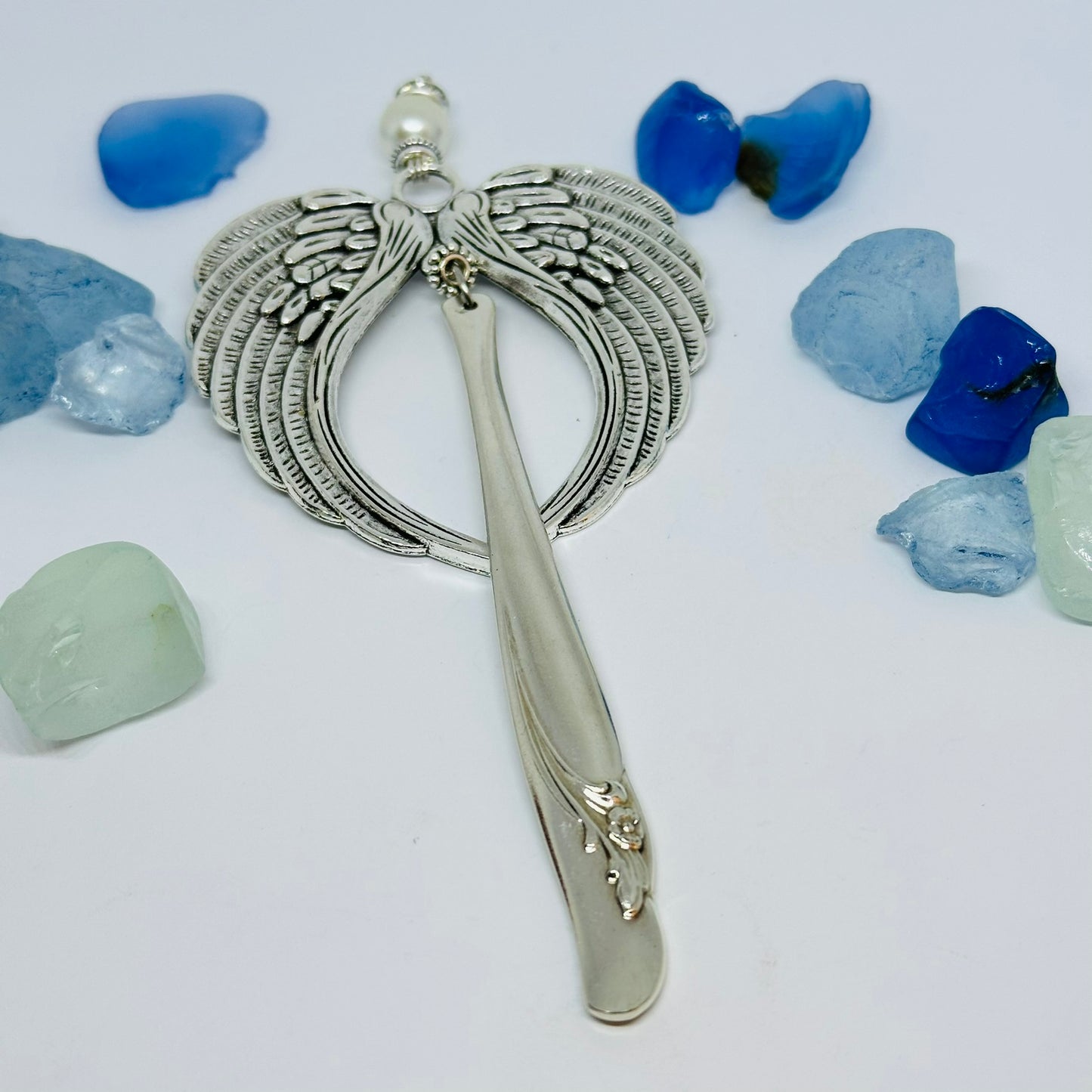 Angel Ornaments (Large) Specific Patterns made with Vintage Silverware