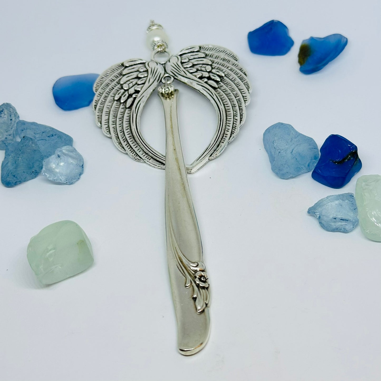 Angel Ornaments (Large) Specific Patterns made with Vintage Silverware