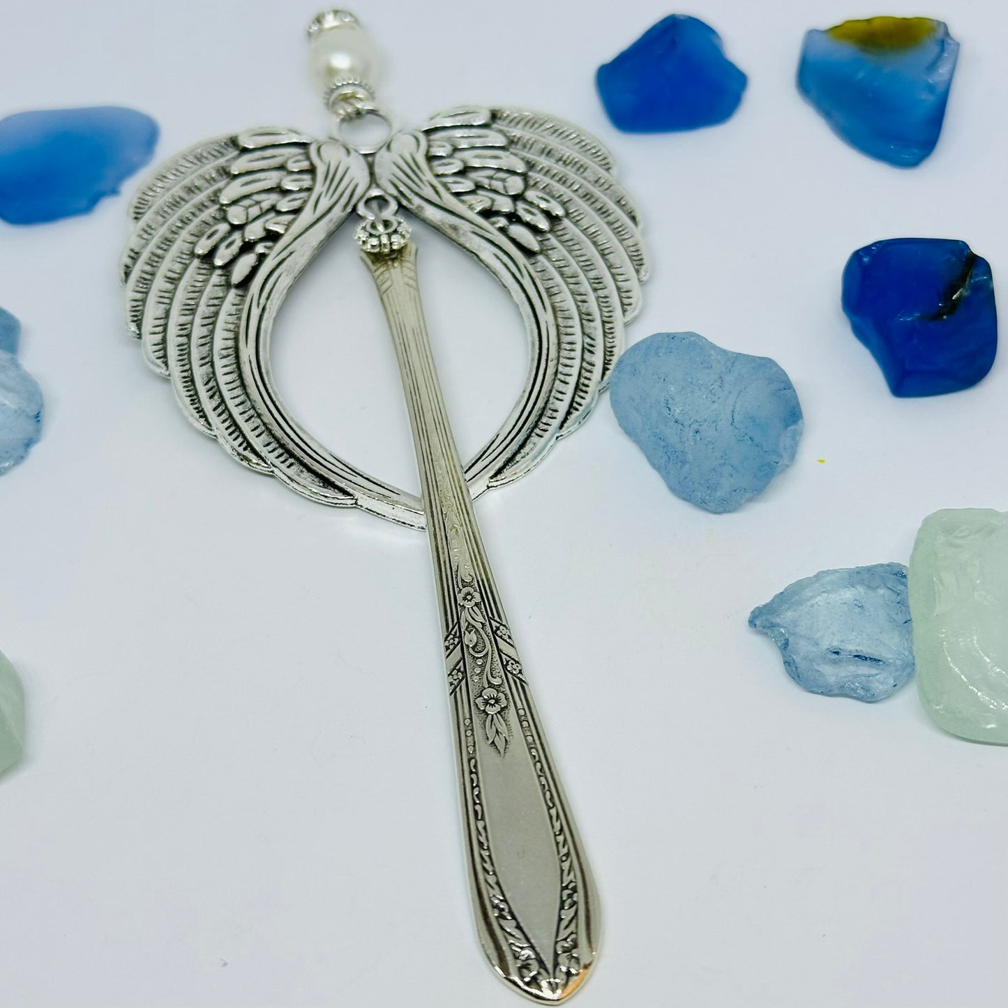 Angel Ornaments (Large) Specific Patterns made with Vintage Silverware