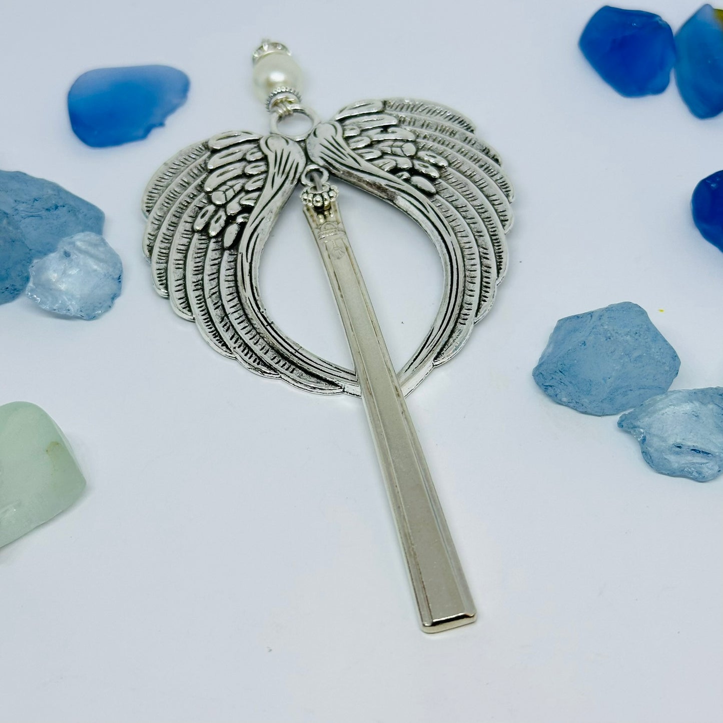 Angel Ornaments (Large) Specific Patterns made with Vintage Silverware