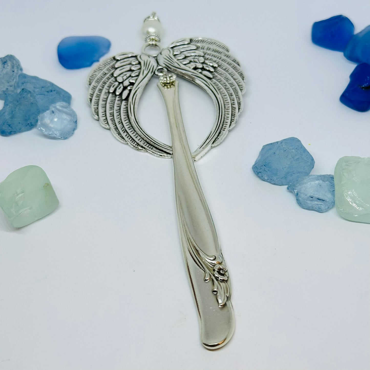 Angel Ornaments (Large) Specific Patterns made with Vintage Silverware