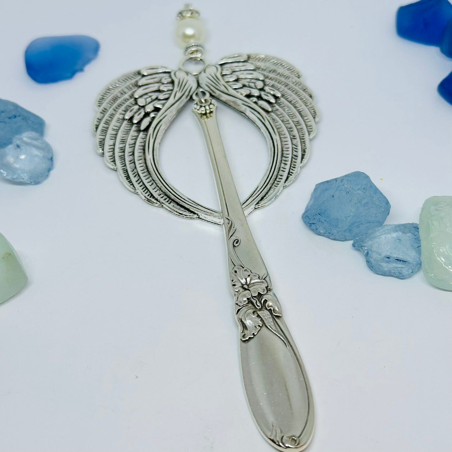 Angel Ornaments (Large) Specific Patterns made with Vintage Silverware