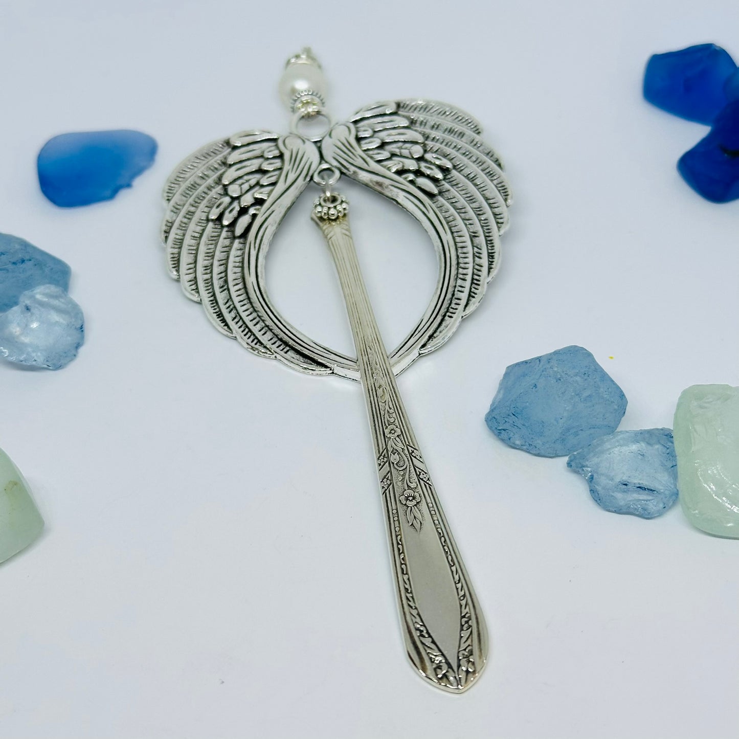 Angel Ornaments (Large) Specific Patterns made with Vintage Silverware