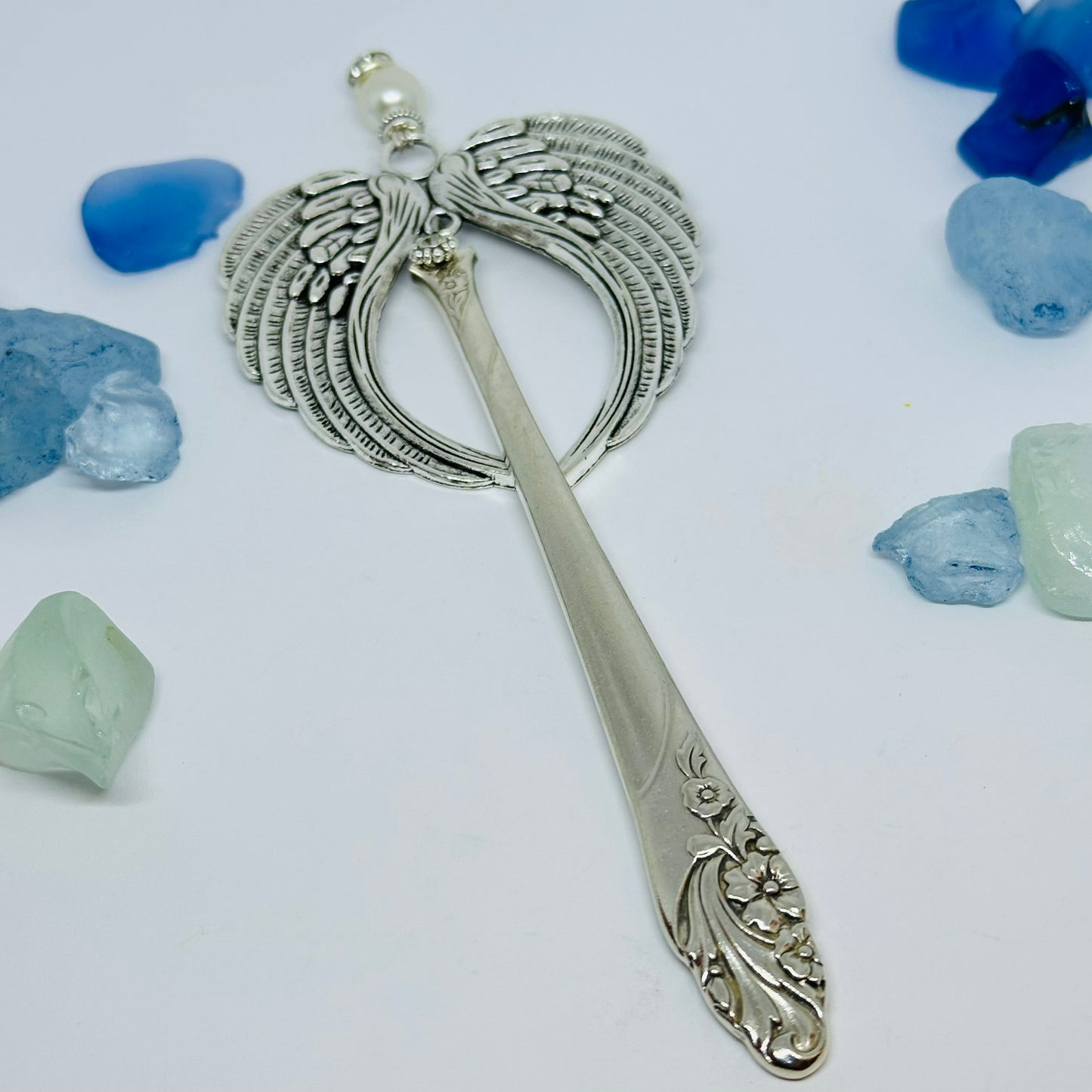 Angel Ornaments (Large) Specific Patterns made with Vintage Silverware