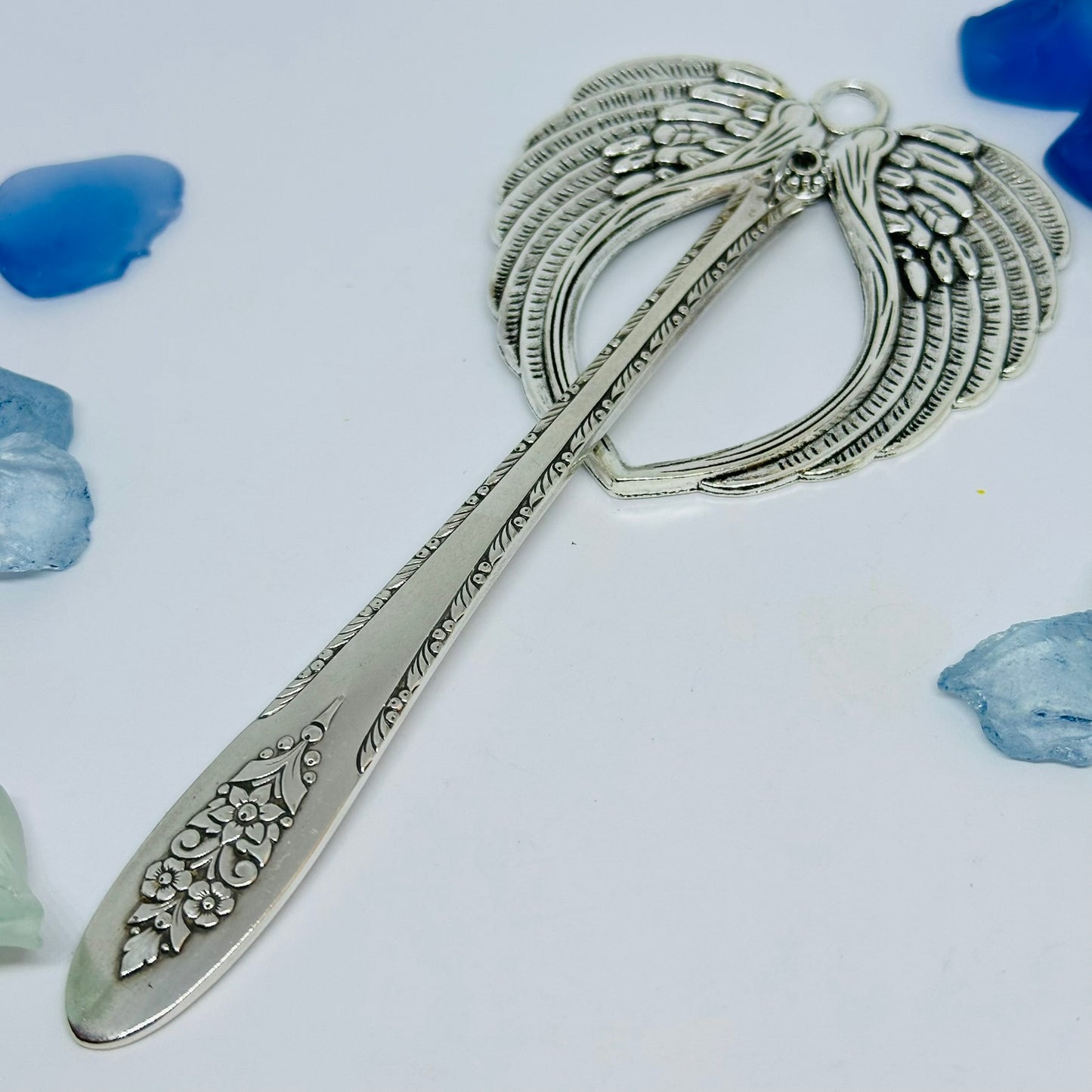 Angel Ornaments (Large) Specific Patterns made with Vintage Silverware