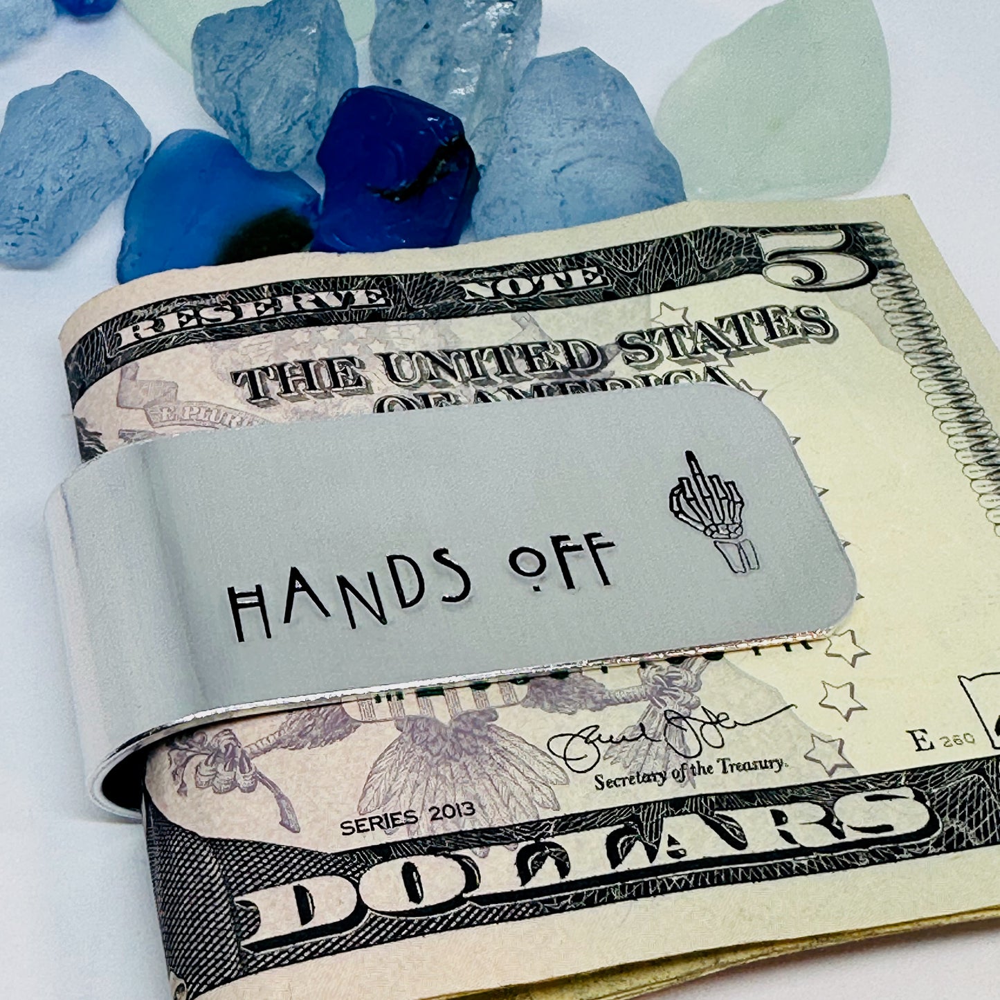 Dad Father Money Cash Clip - Hand Stamped Metal Money Clip - Father's Day Valentine's Day Groom Best Man Gift