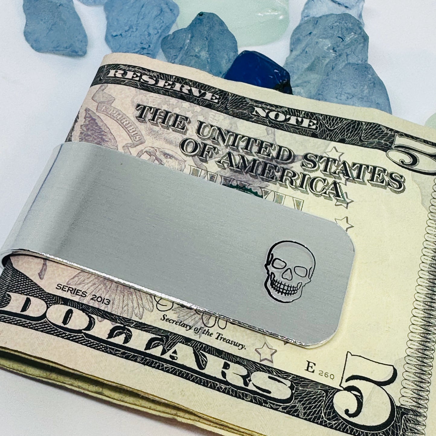 Dad Father Money Cash Clip - Hand Stamped Metal Money Clip - Father's Day Valentine's Day Groom Best Man Gift