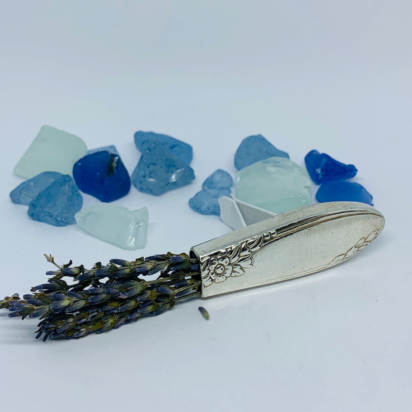 Vintage Silverware Car Vent Bud Vase | Silverplate Essential Oils Flowers | Up-Cycled Antique