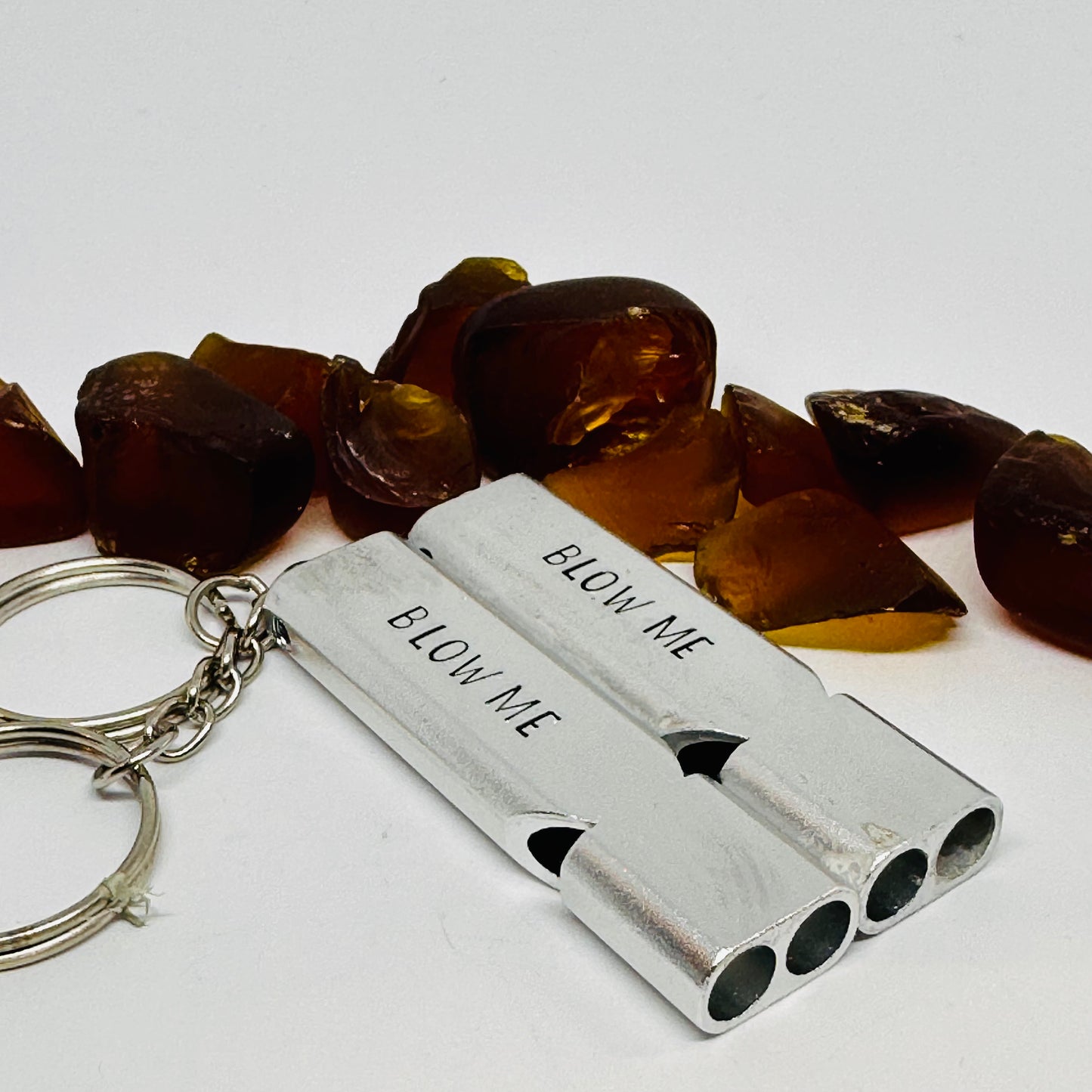 Bawdy Emergency Whistle | Fck Off | Blow Me | Grabber | Safety Alert | Adult Gag Gift | Gift for Bachelorette | LGBTQIA Gift