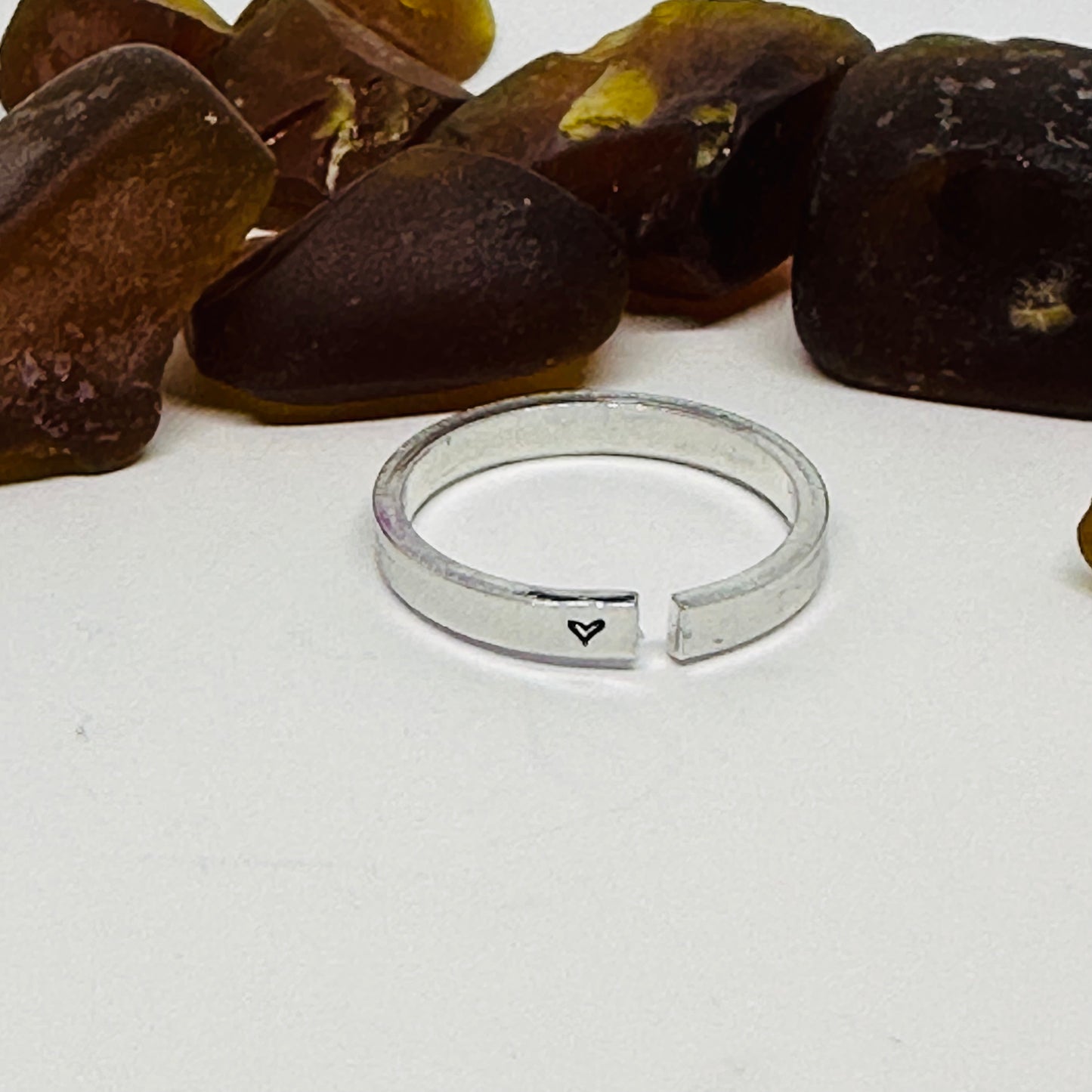Boobs Design Mini Stacking Adult Ring | Statement Ring | Stamped Metal Boobies Ring | Stacking Stamped Metal Ring | Stamped Metal Bewbies