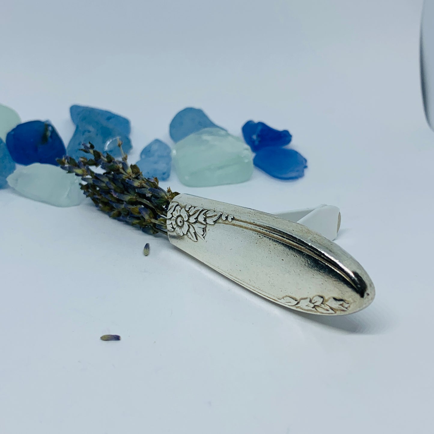 Vintage Silverware Car Vent Bud Vase | Silverplate Essential Oils Flowers | Up-Cycled Antique