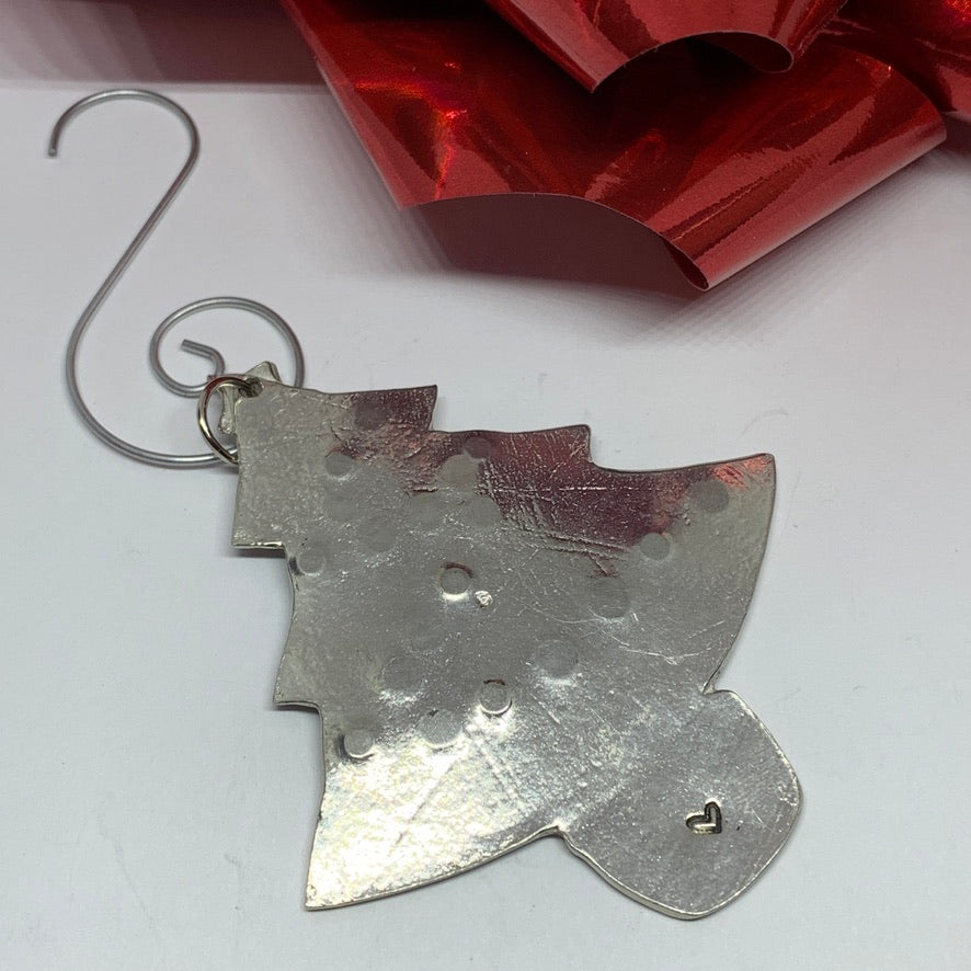 Swarovski Lights - Hand Stamped Ornament