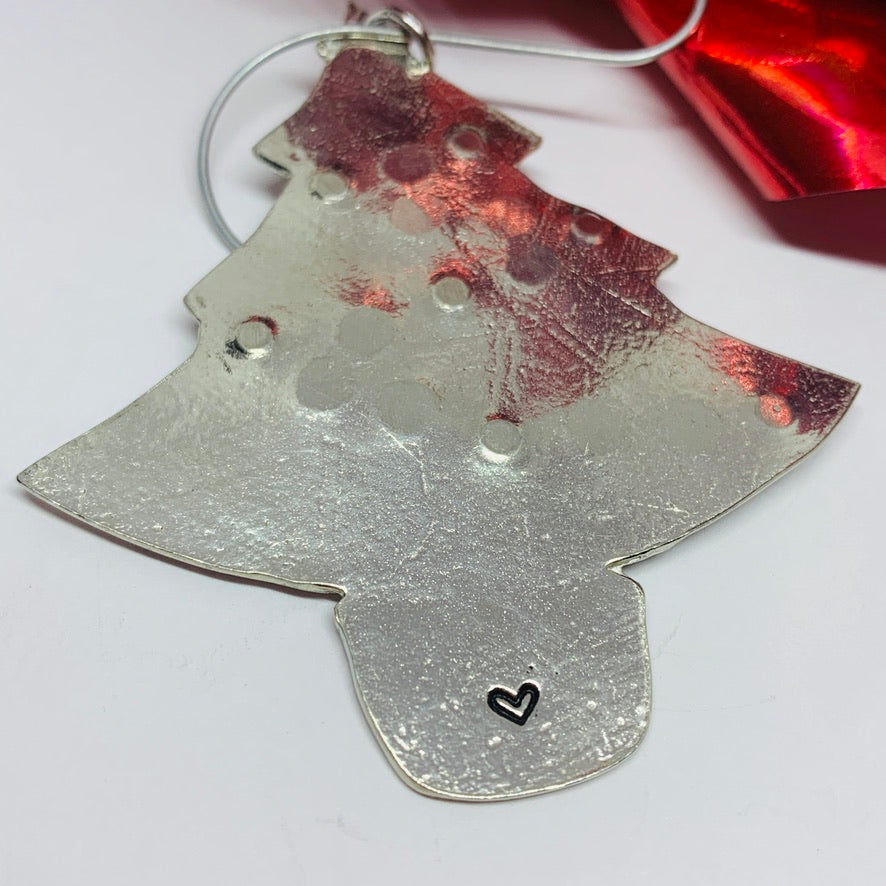 Swarovski Lights - Hand Stamped Ornament