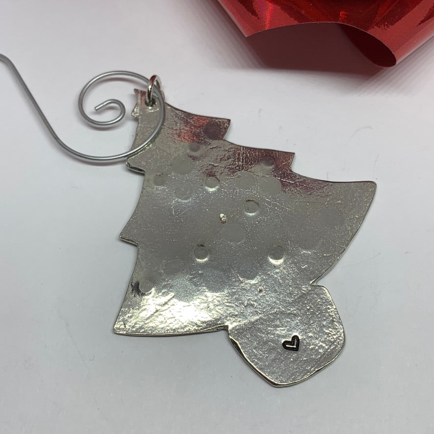 Swarovski Lights - Hand Stamped Ornament