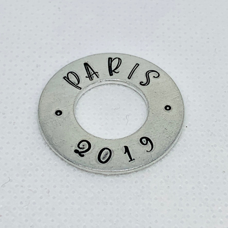 Hand Stamped Carabiner - Personalize Me!