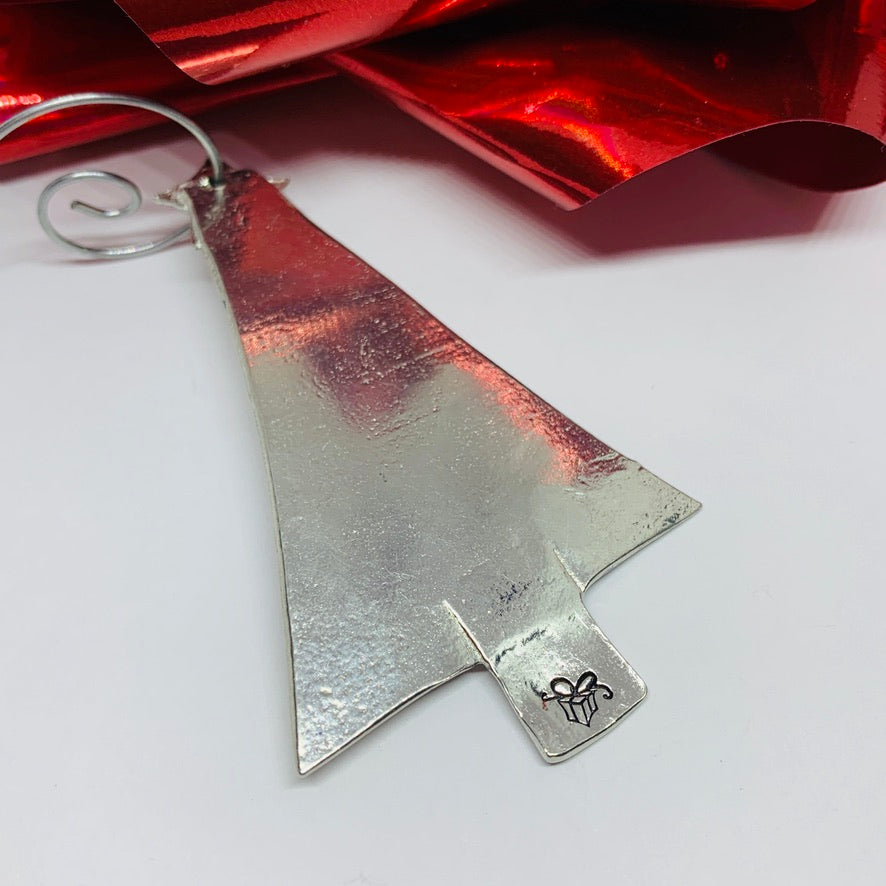 Painted Lights - Hand Stamped Ornament