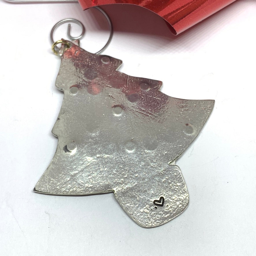 Swarovski Lights - Hand Stamped Ornament