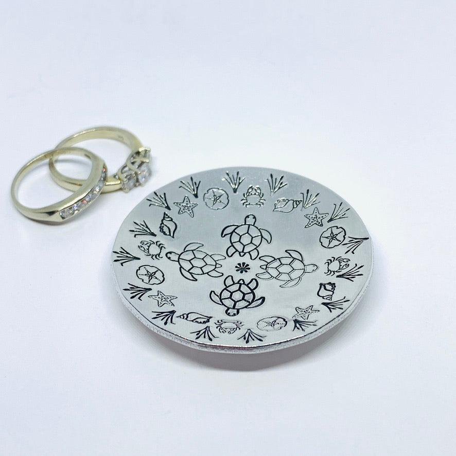Sea Turtles - Sea Creatures Trinket Dish