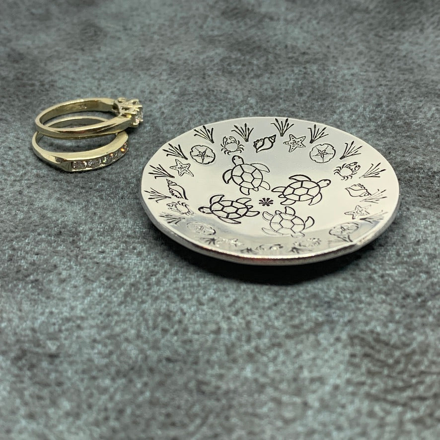Sea Turtles - Sea Creatures Trinket Dish