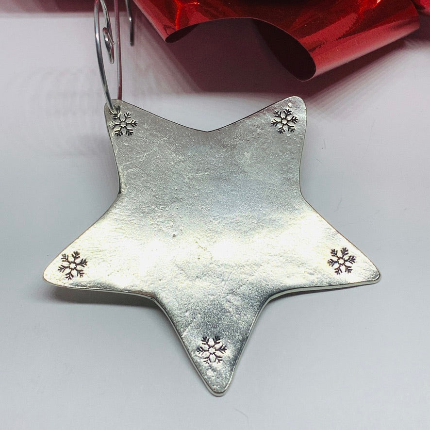 NOEL - Hand Stamped Ornament