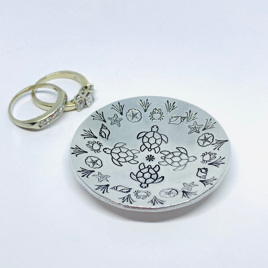 Sea Turtles - Sea Creatures Trinket Dish