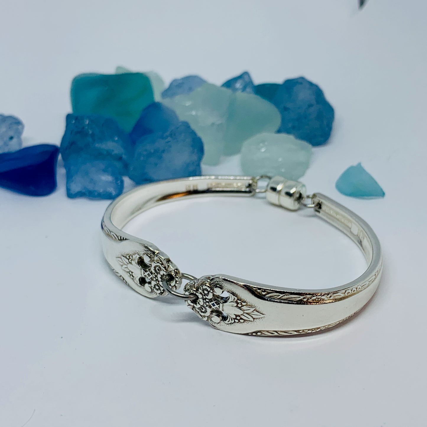 “Lovely Lady” 1937 Spoon Bracelet | Vintage Silverware | Holmes and Edwards | Up-Cycled Bracelet | Silverware Spoon Bracelet | Antique Spoon Bracelet