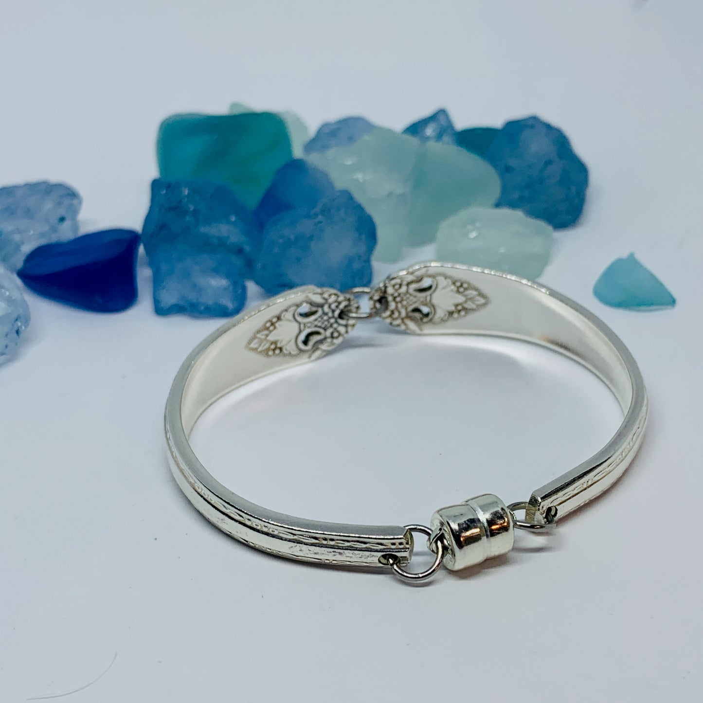 “Lovely Lady” 1937 Spoon Bracelet | Vintage Silverware | Holmes and Edwards | Up-Cycled Bracelet | Silverware Spoon Bracelet | Antique Spoon Bracelet