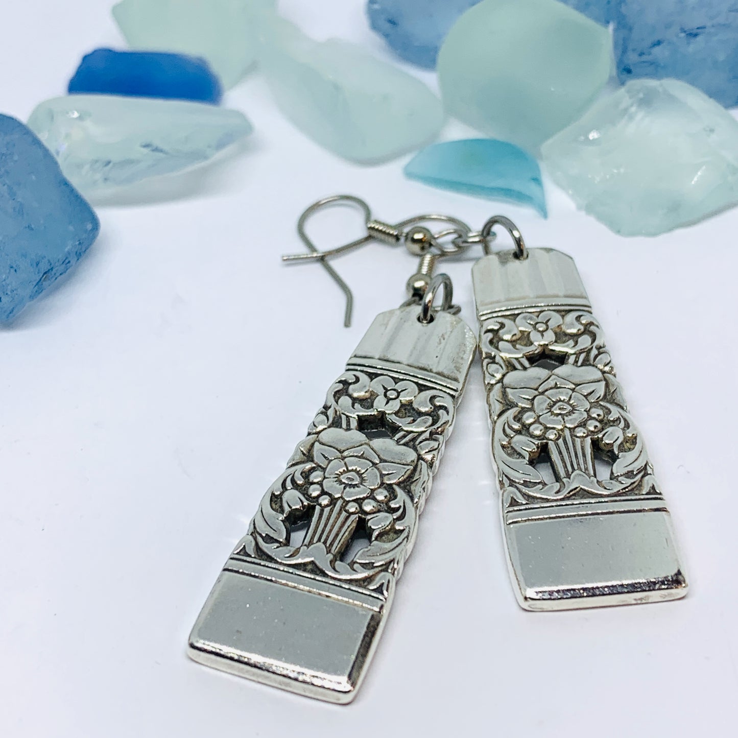 “Coronation” 1936 Vintage Silverware Spoon Pendant with Chain | Vintage Silverware Jewelry | Vintage Pendant Necklace | Coronation Community Plate