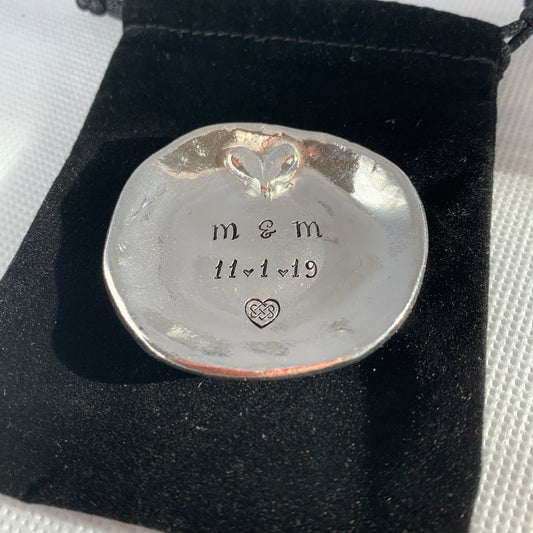Pewter Trinket Dish - Personalize me!