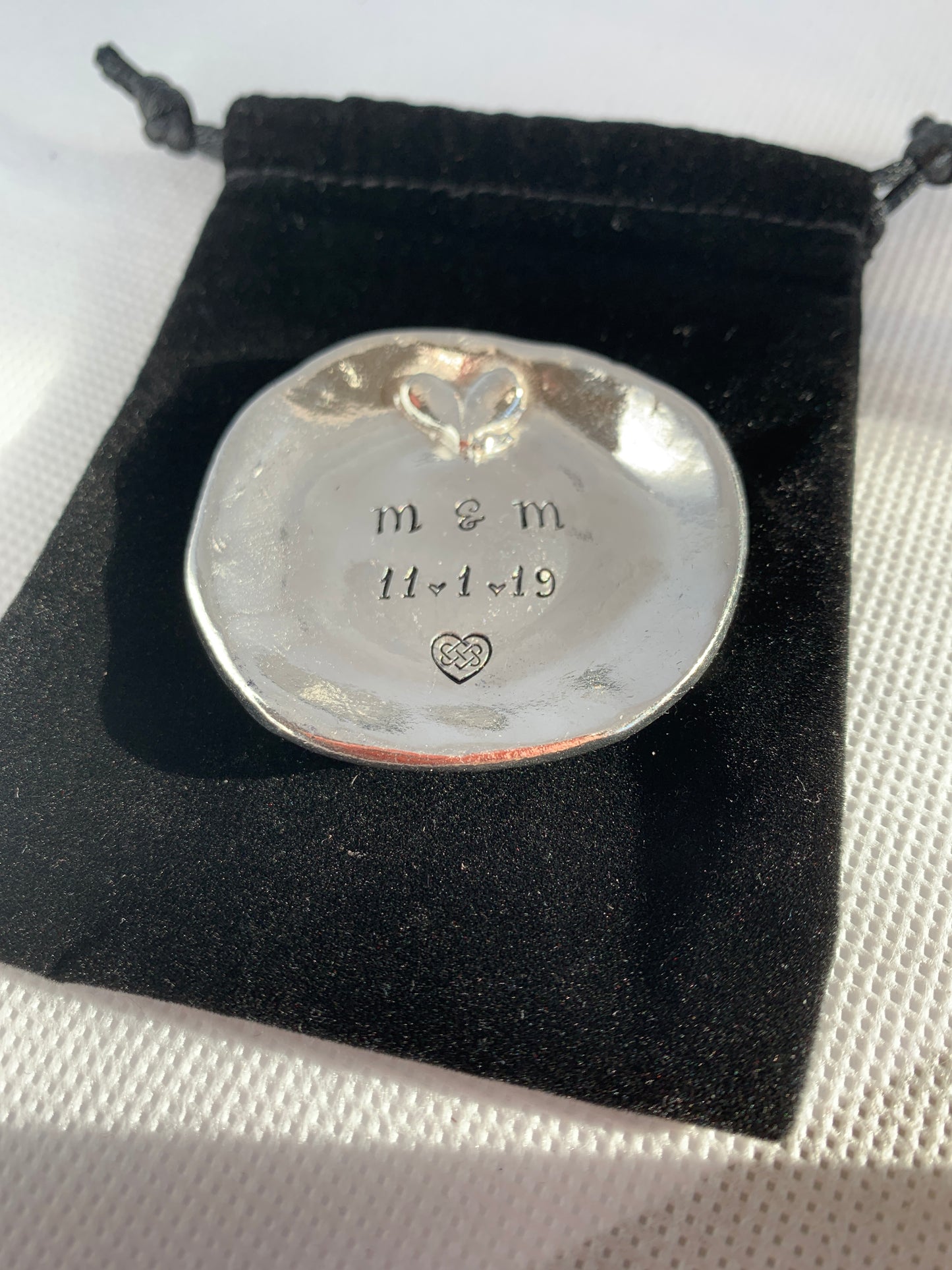 Pewter Trinket Dish - Personalize me!