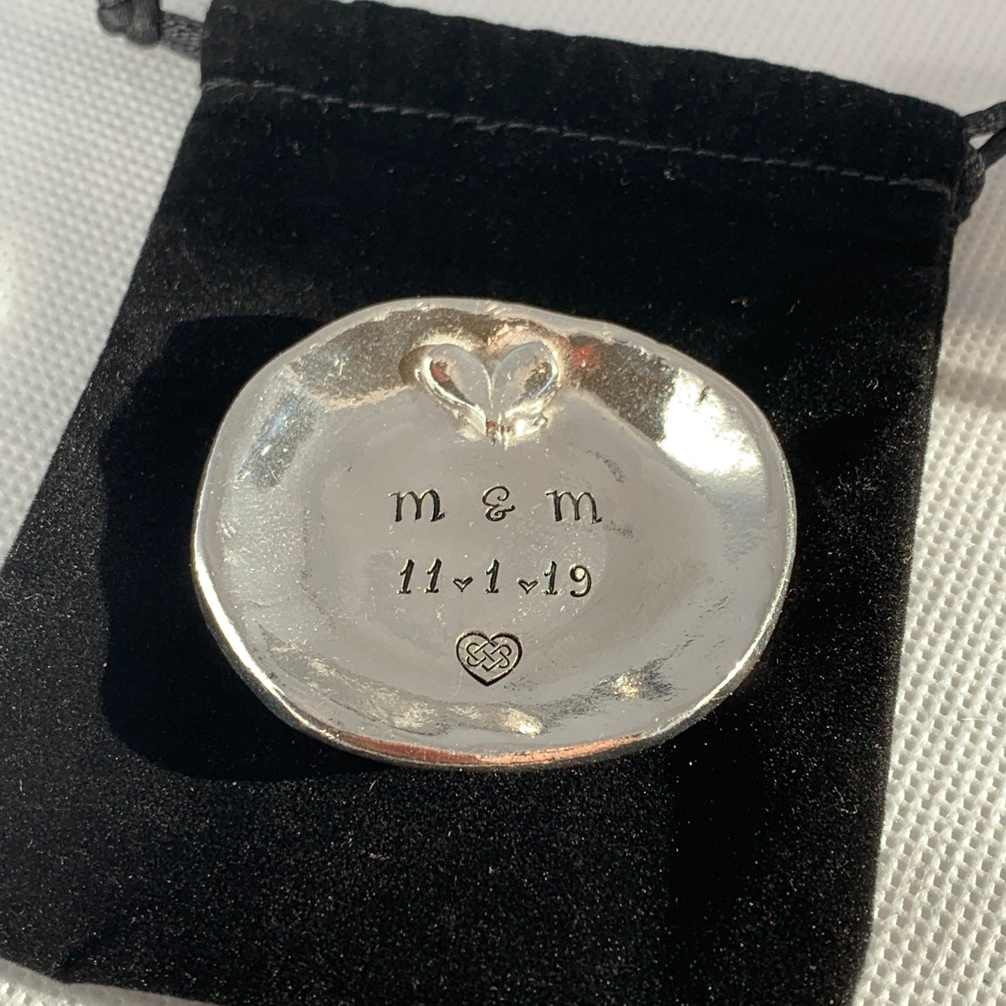 Pewter Trinket Dish - Personalize me!